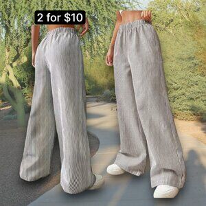 Breezy Lighweight Ultra Wide Flare Leg Cozy Casual Lounge Pants